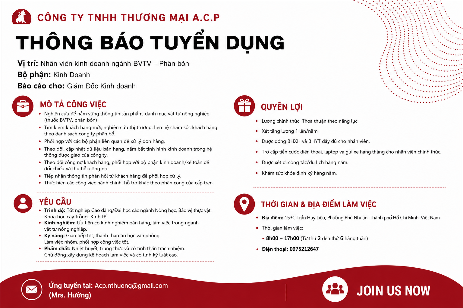 Tin Tuyển Dụng
